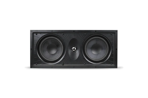 Dual 6.5 LCL InWall Speaker - ABS - Black