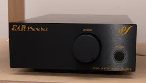 EAR Phonobox - Black Aluminium / MM Only / No Volume