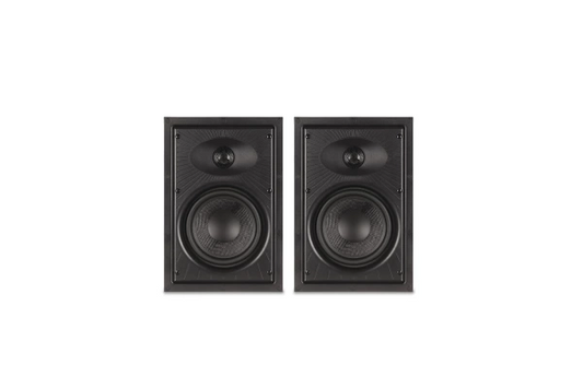 Aperion Audio Clearus 8W 2-Way 8 In-Wall Speaker Single - Black